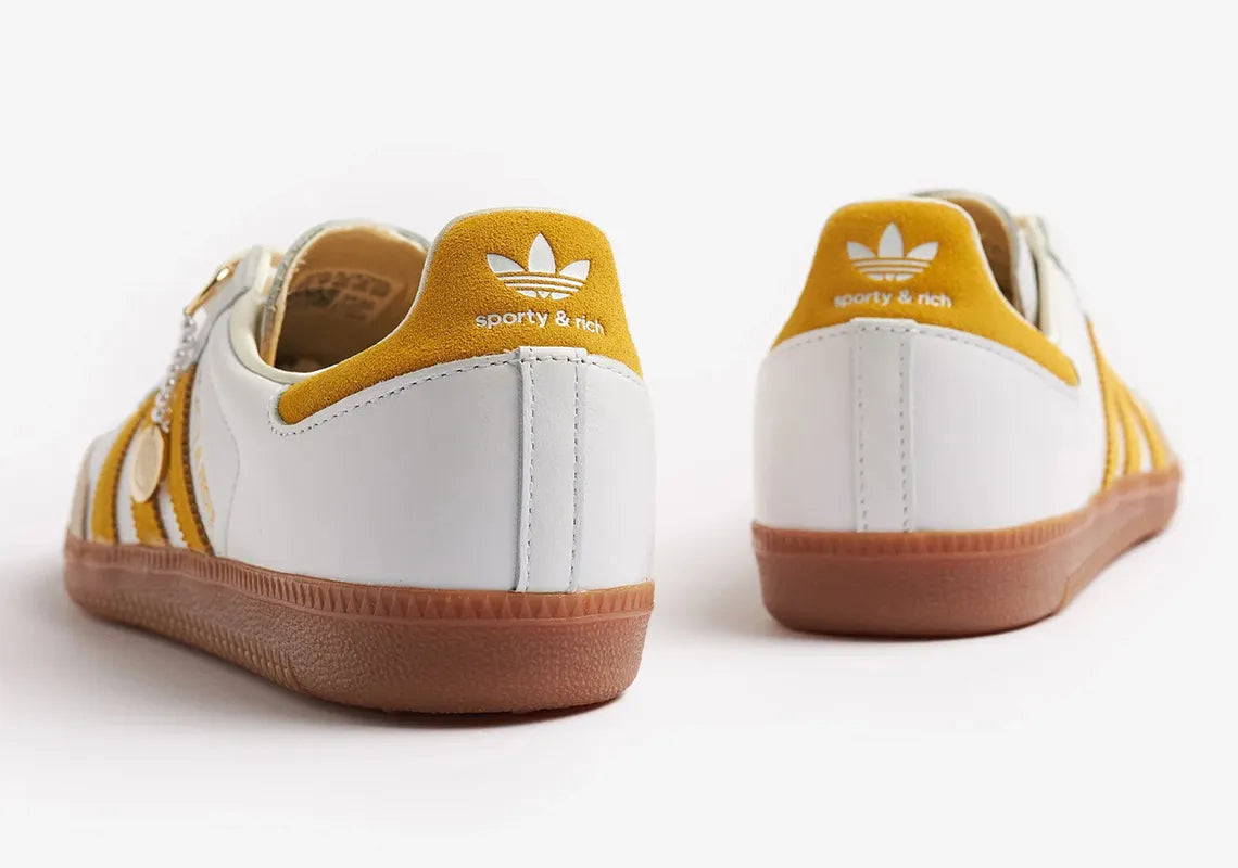 Adidas Samba Sporty &amp; Rich White Bold Gold