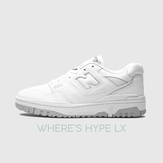 New Balance 550 White Gray