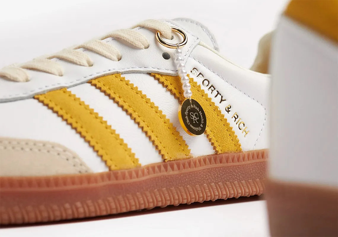 Adidas Samba Sporty &amp; Rich White Bold Gold