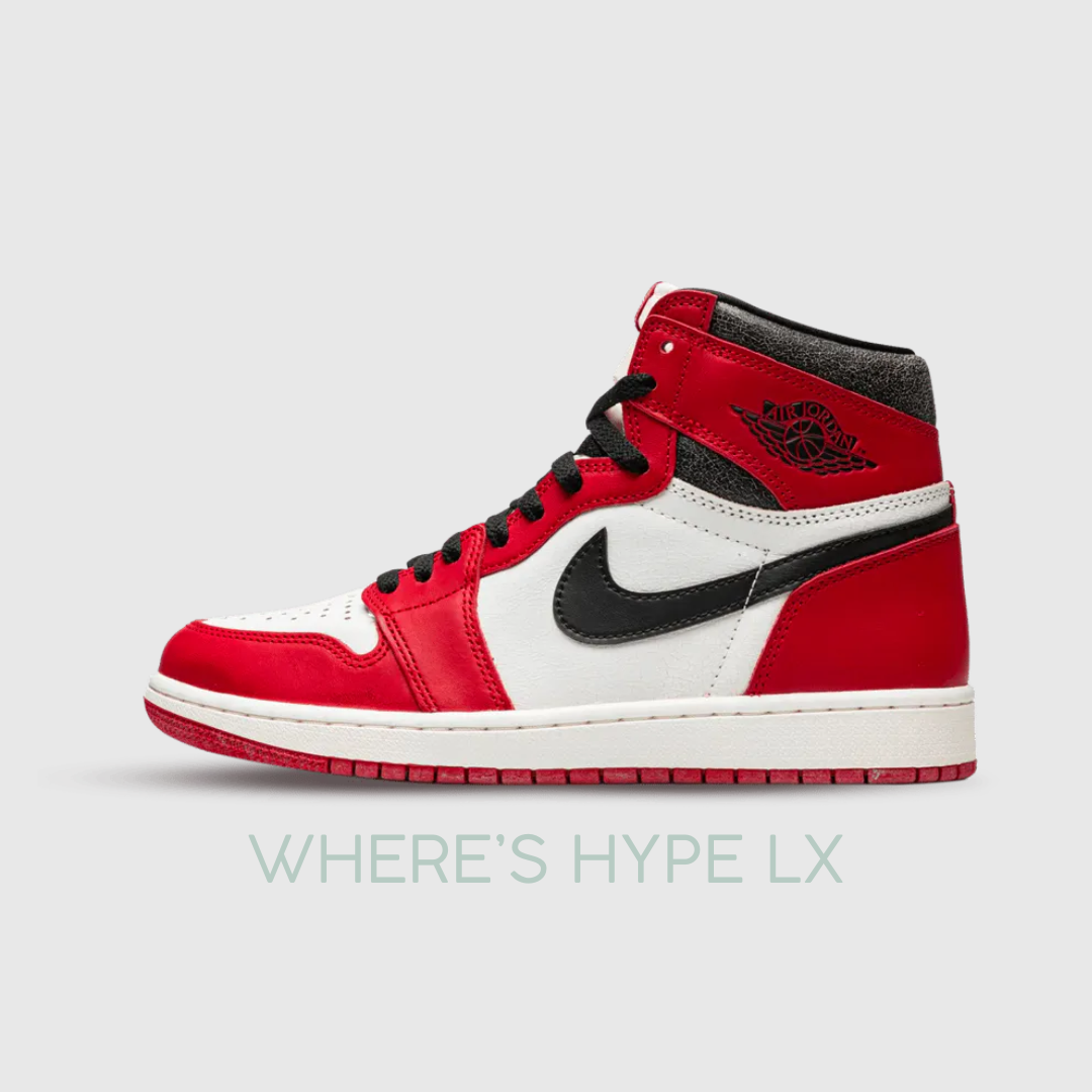 Sapatilhas / ténis Air Jordan 1 Retro High OG Lost and Found - AJ1 (vermelho, preto e branco) - Michael Jordan, Chicago Bulls, 1985