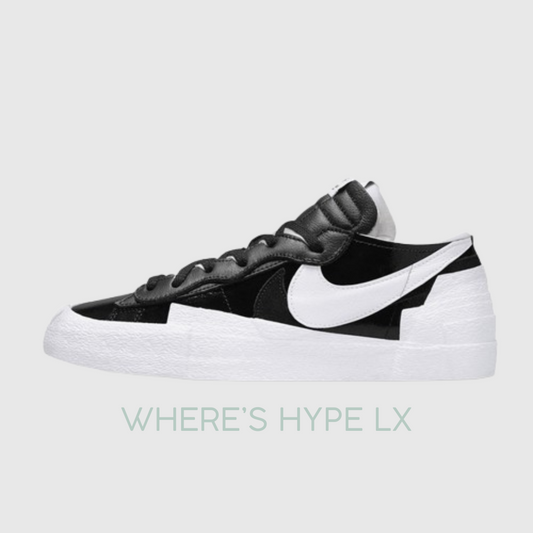 Nike Blazer Low Sacai Black Patent Leather