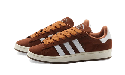 Sapatilhas / ténis Adidas Originals Campus 00s 'Bark'. Atacadores brancos e castanhos extra.