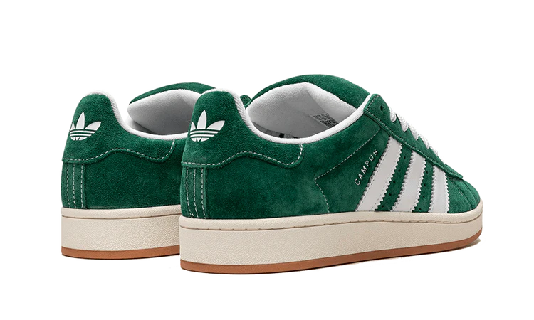 Sapatilhas / ténis Adidas Originals Campus 00s 'Dark Green Cloud White' (atacadores brancos e verdes extra)