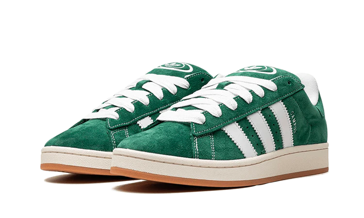 Sapatilhas / ténis Adidas Originals Campus 00s 'Dark Green Cloud White' (atacadores brancos e verdes extra)