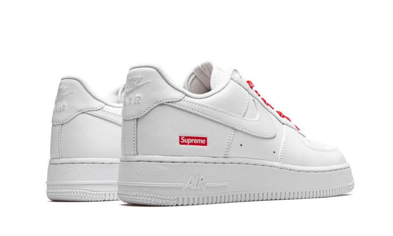 Sapatilhas / ténis Air Force 1 Supreme White, AF1 (branco e vermelho)